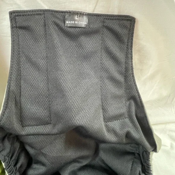 PAW LEGEND Diapers for Male Dog (2 Pack)-Washable Dog Belly Wrap-Velcro-EC-Sz L - Picture 6 of 7